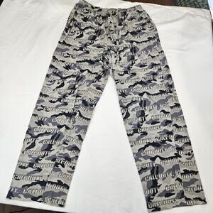 VTG 2007 Call of Duty Camo Pajama Pants Mens M 32-34 Video Game Promo AOP Lounge